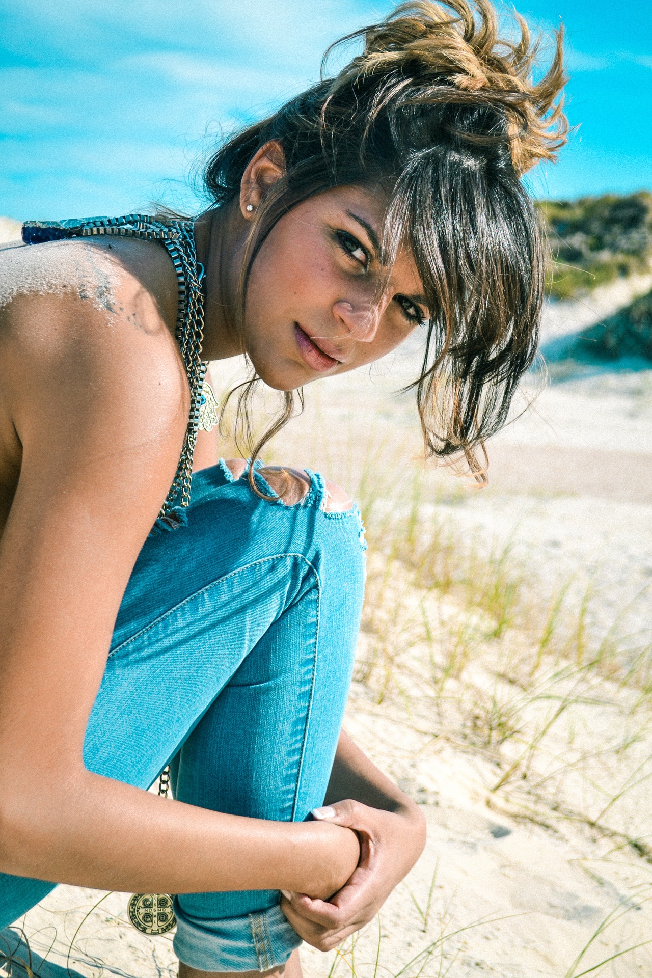 Gorgeous girl at the beach